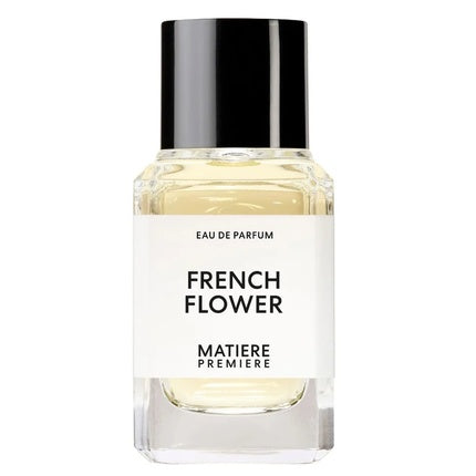 Eau de Parfum French Flower, Matière Premiere, 50ml, sticlă transparentă, capac negru