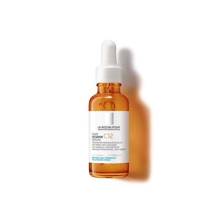 Serum antirid La Roche-Posay Pure Vitamin C12, ambalaj sticlă amber cu dop picurător