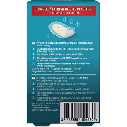 Plasturi pentru bătături Compeed Extreme, 6 bucăți