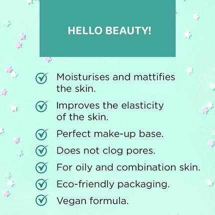 Cremă față, Eveline, Beauty & Glow, matifiantă, detoxifiantă