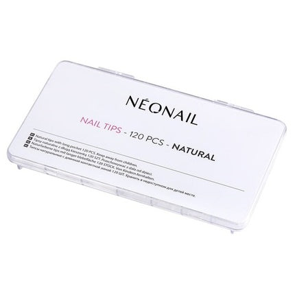 Neonail Natural Tips Gel Acrylic False Nails Manicure 120 Pcs