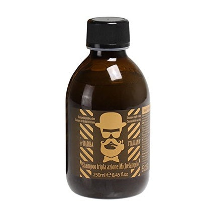 Șampon pentru barbă și păr Michelangelo Triple Action, 250ml