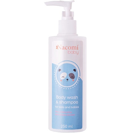 Gel de spălare și șampon bebe, Nacomi, 250 ml
