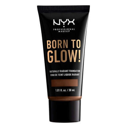 Fund de ten NYX Professional Makeup Born To Glow, Medium Coverage Deep Rich 1.01, 30 ml