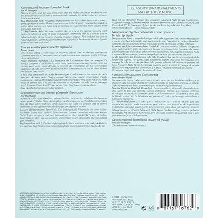 Masca faciala Estée Lauder Advanced Night Repair, 4 bucati