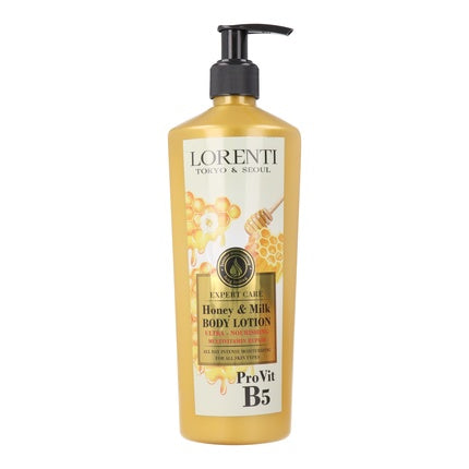 Loțiune de Corp Lorenti Honey & Milk, Pro-Vit B5, 400 ml