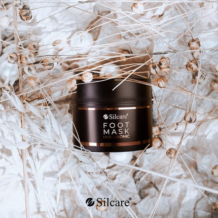 Masca picioare, Silcare, Hyaluronic, negru, 150ml