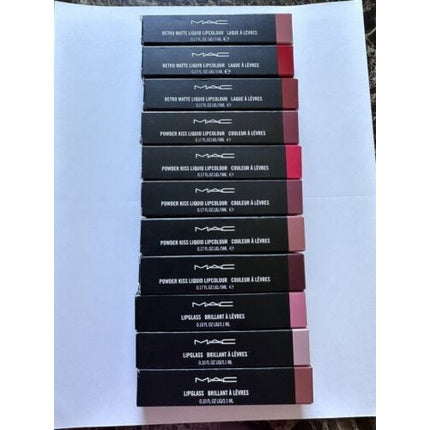 Ruj lichid MAC Retro Matte Lipglass Powder Kiss - Nuanțe multiple