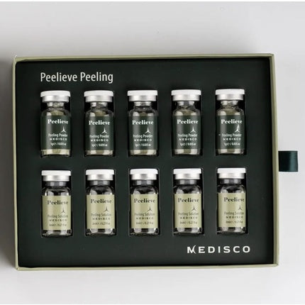 Medisco Peelieve Peeling - Set 10 fiole, Ser de exfoliere facială