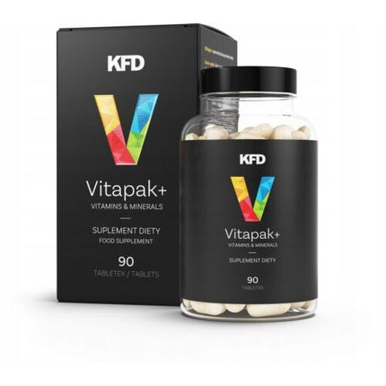 Supliment Dietetic Kfd Vitapak+ Vitamine și Minerale Organice, 90 Tablete
