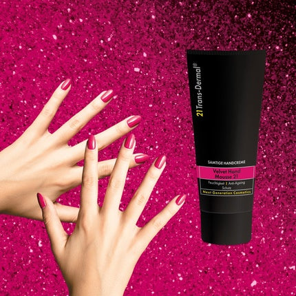 Cremă de mâini, 21 Trans-Dermal, Velvet Hand Mousse, negru, anti-aging