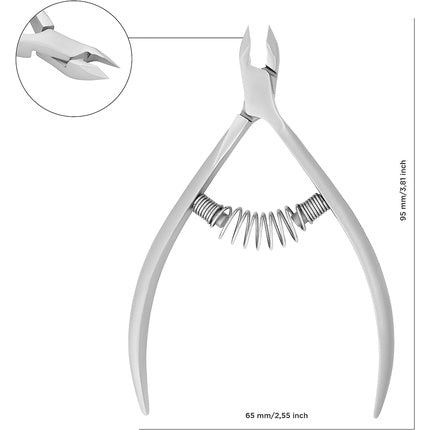 Cleste cuticule, Staleks Smart 30, lama 5mm, argintiu
