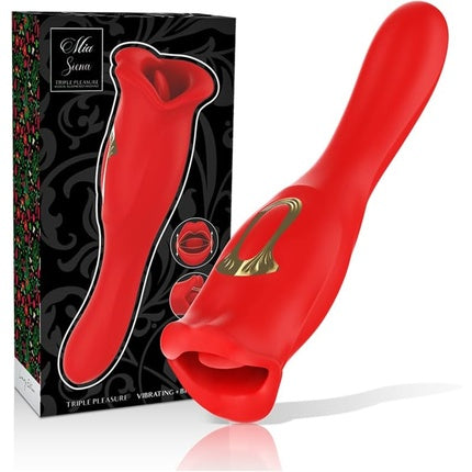 Masajer electric, Mia, Siena Triple Pleasure, vibratie