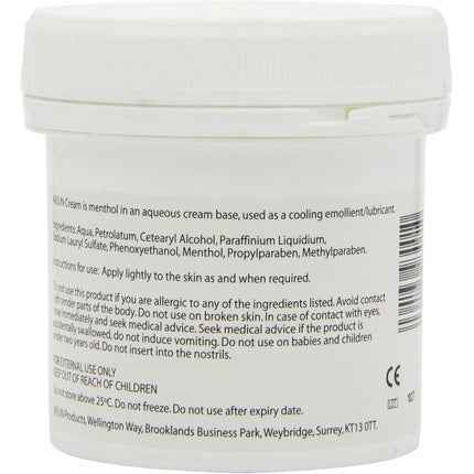 Cremă mentolată, Arjun, 0.5%, alb, 500g