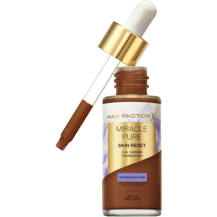 Fond de ten Max Factor Miracle Pure, 100-110 Very Deep,  SPF30