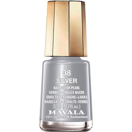 Lac de unghii, Mavala, Silver, 5 ml