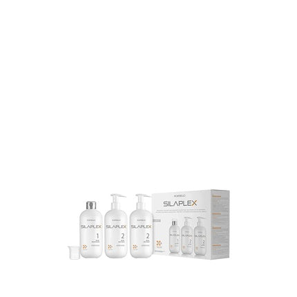 Set Tratamente Capilare Montibello Silaplex Salon Pack, alb, 3 x 250ml