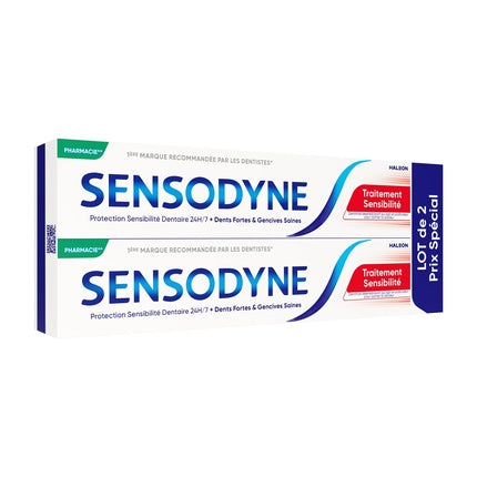 Pastă de dinți Sensodyne Sensitivity Treatment, 2 x 75ml, Mentă