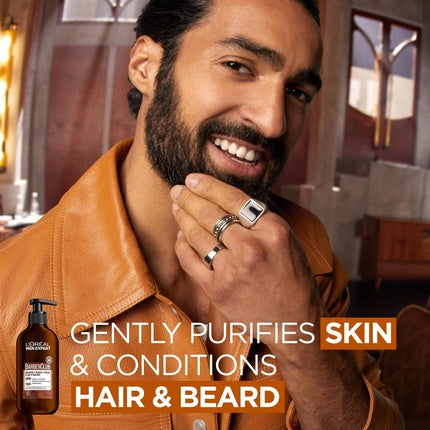Gel de curățare, L'Oréal, Men Expert Barber Club, 200ml