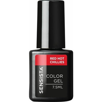 Gel de unghii colorat Sensista Color Gel Red Hot Chillis 7.4ml roșu intens