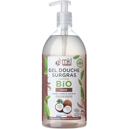 Gel de Duș MKL Green Nature Organic Coconut Surgras 1000ml cu pompă