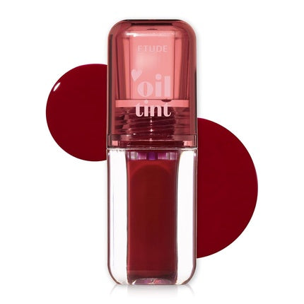 Etude House Dear Darling Oil Tint Plum Berry, Gel de buze cu ulei, finisaj lucios