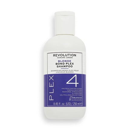 Șampon Revolution Haircare Blonde Plex 4 Bond Plex pentru păr blond, 250ml