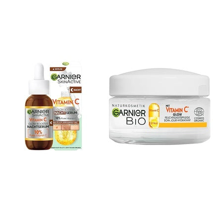 Set Îngrijire Față Garnier SkinActive & Bio Glow cu Vitamina C, 105 g