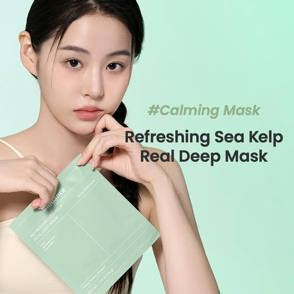 Hidratare facială, Biodance, Refreshing Sea Kelp Real Deep Mask, Verde