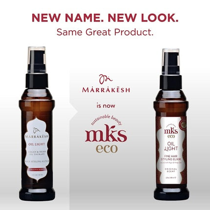 Ser par, MKS ECO, Elixir de styling pentru păr subțire, 60 ml, cu ulei de argan și de cânepă