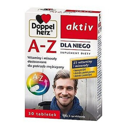 Supliment Dietetic Doppelherz aktiv A-Z For Him 30 Tablete Vitamine și Minerale