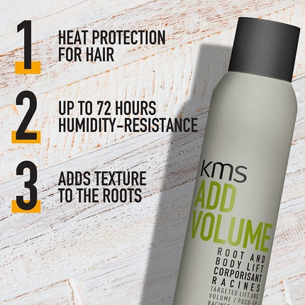 Spray păr, KMS Addvolume, 200ml, gri