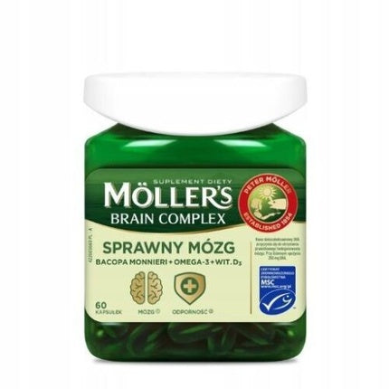 Supliment, Moller's, Brain Complex, verde, 60 capsule