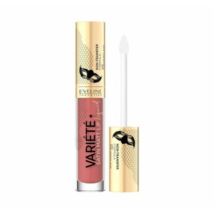 Ruj lichid satinat Eveline VARIETÉ 04 Toffee 4.5ml