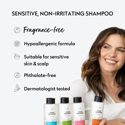 Șampon, No Nothing, Sensitive Repair, alb, 300 ml