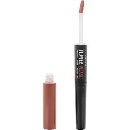 Lip Plumper, Maybelline, Please! Shaping Lip Duo 205 Close Up, Culoare Nude