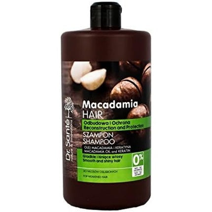 Șampon Dr Santé cu Keratină și Ulei de Macadamia pentru Păr Fragil, 1000ml