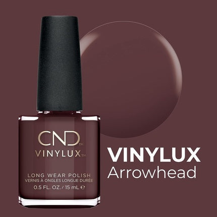 Lac de unghii CND Vinylux Long Wear, culoare roșu închis, capacitate 15ml