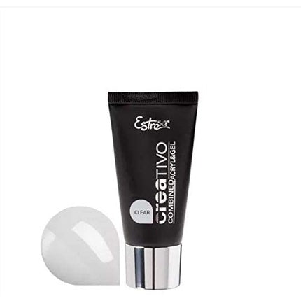 Estrosa Acry Creative Gel Clear, Mp Hair, Tubă 30g, Culoare Transparentă