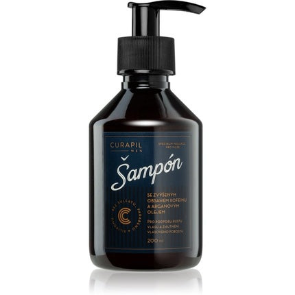 Șampon Curapil Men, stimulator de creștere a părului, cu cofeină, 200 ml