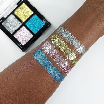 Paletă Glitter, Makeup Revolution, Artist Collection, 4 nuanțe reflectorizante