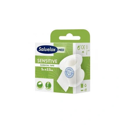 Bandaj Medical Salvelox, Sensitive, 5m x 2.5cm, Alb