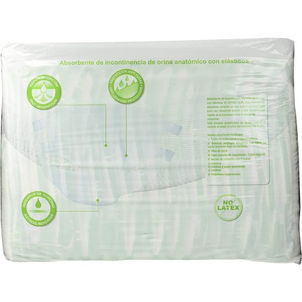 Id Expert Slip Elastic T2 S Night 80u, Incontinenta, Alb