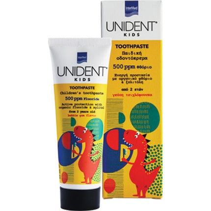 Pastă de dinți pentru copii Unident Kids, 50 ml, cu fluor 500 ppm