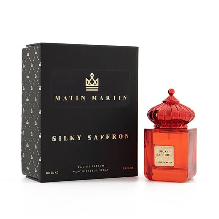 Parfum unisex, Matin Martin, Silky Saffron, arome lemn de șofran și citrice