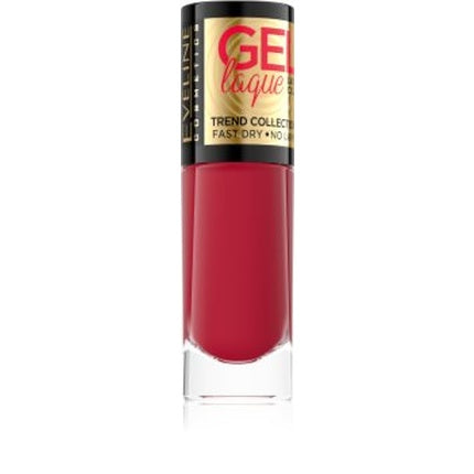 Esmeu de unghii Eveline Cosmetics 7 Days Gel Laque, 8 ml, Roșu
