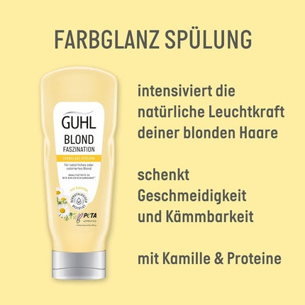 Balsam, Guhl, Blond Fascination, galben, 200ml