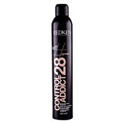 Spray de păr Redken Control Addict 28, Fixare puternică, 400ml, negru