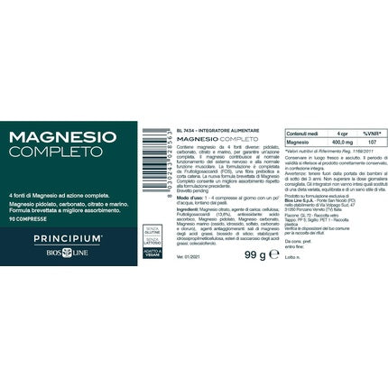 Biosline Principium Completo Magnesium, 90 Tablete