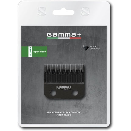 Lame de tundere Gamma+ Black Diamond, design fix, culoare neagră